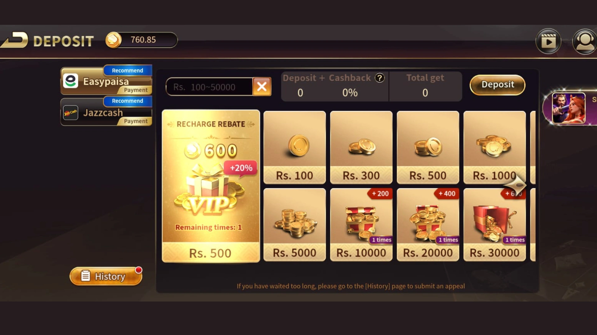 royal x casino deposit